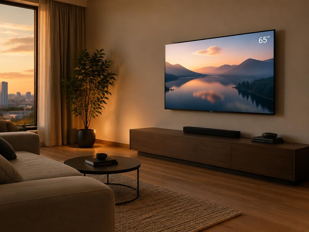 Samsung TV in a living room